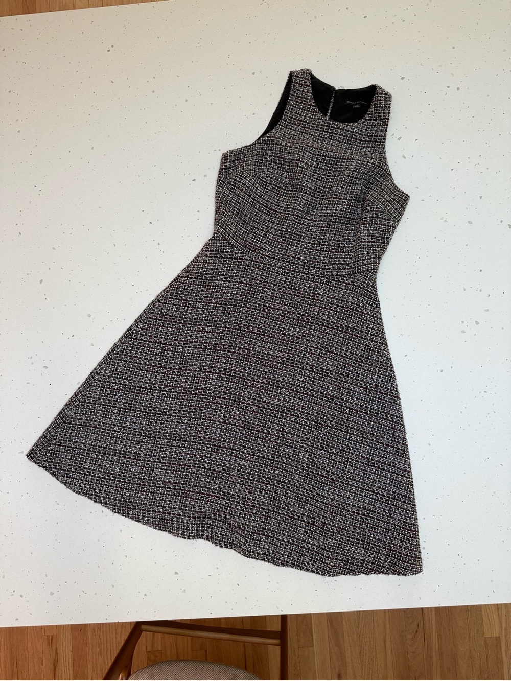 Banana Republic Tweed Fit & Flare Dress Size 4